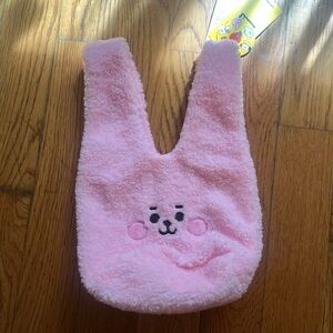 B21 BTS Line Friends fuzzy small bag